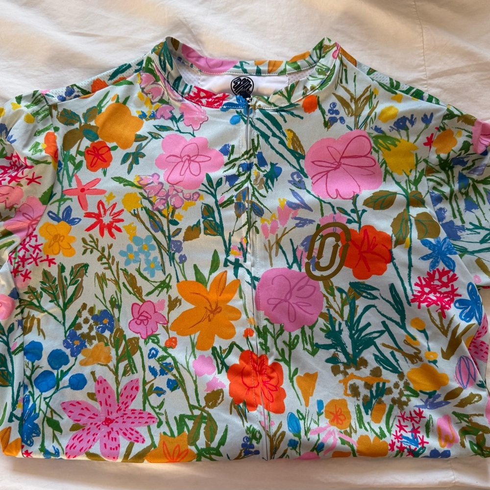 Ostroy women’s Wildflower Cycling Jersey size XL - Excellent condition